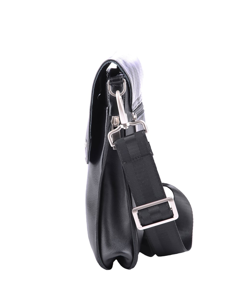 51689 Сумка MORRIS SPORT кожа перфорированная черный (Черный/20*23*2,5/натуральная кожа/R.Blake)