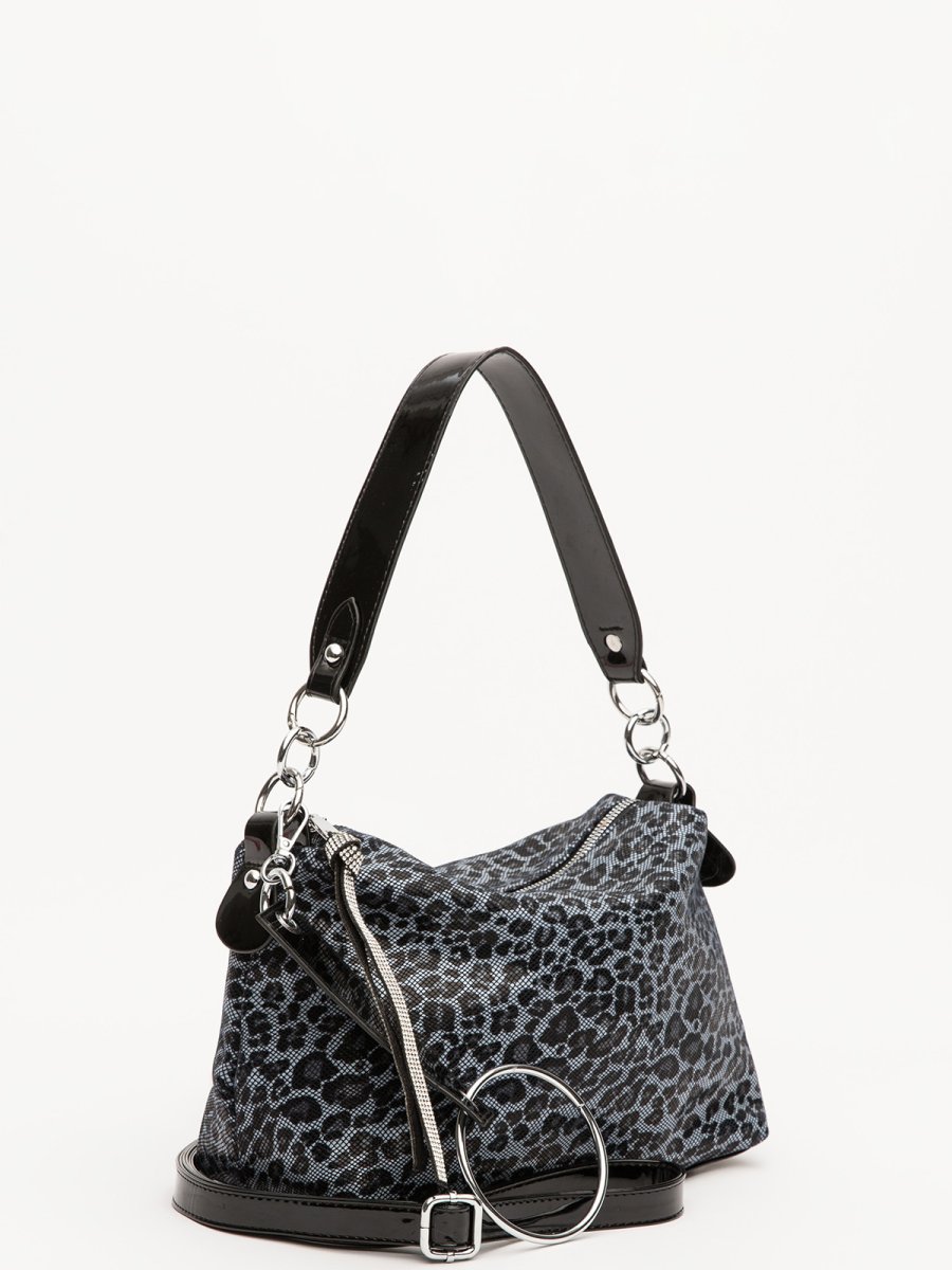 669 51/01 Сумка женская текстиль (т,серый) (темно-серый/32*21*12/текстиль/S.Lavia)