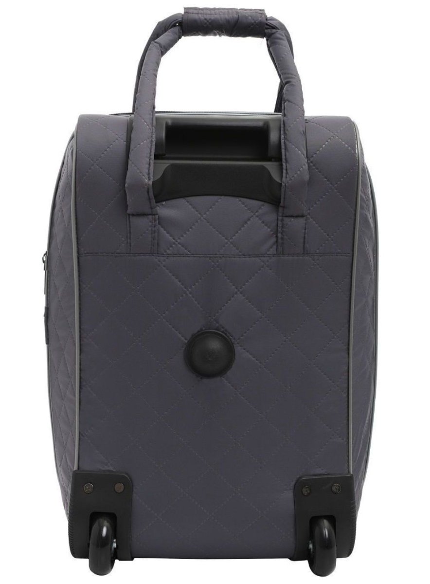 М-7318 Сумка на колесах дюспа серый (Серый/47*29*22/полиэстер)