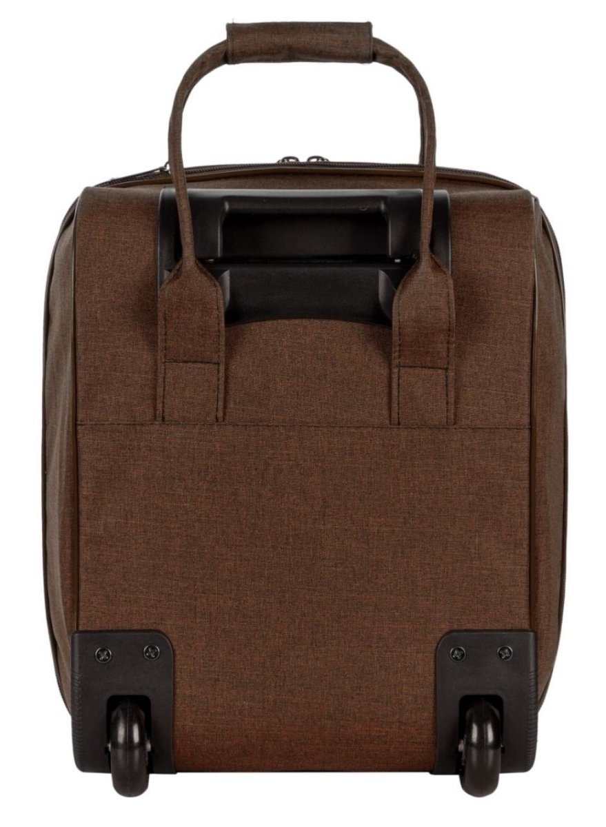 М-7314 Сумка на колесах катионик коричневый (Коричневый/38*29*22/полиэстер)