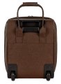 М-7314 Сумка на колесах катионик коричневый (Коричневый/38*29*22/полиэстер)