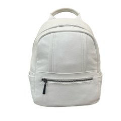 1021К Рюкзак женский натуральная кожа (white) (белый/25*30*10/натуральная кожа/Redmond)