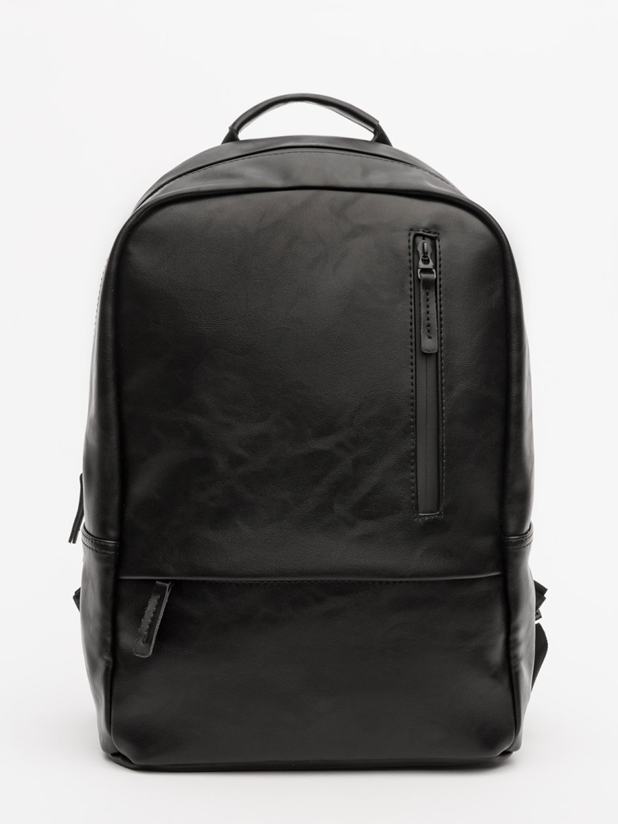 1553 323 01 Рюкзак мужской экокожа (черный) (черный/29*40*16/экокожа/S.Lavia)