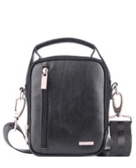 52150 Сумка BENJAMIN SPORT кожа перфорированная черный (Черный/14*17*8/натуральная кожа/R.Blake)