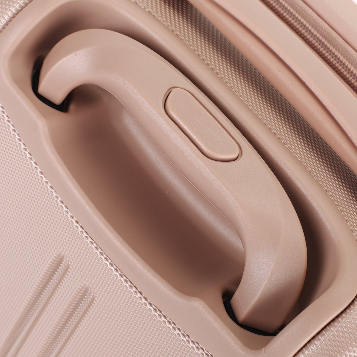 03L-017-424 Чемодан 4-х колесный (Бежевый/45*67*31/полипропилен/M/2,9 кг/79 литров/Eberhart)