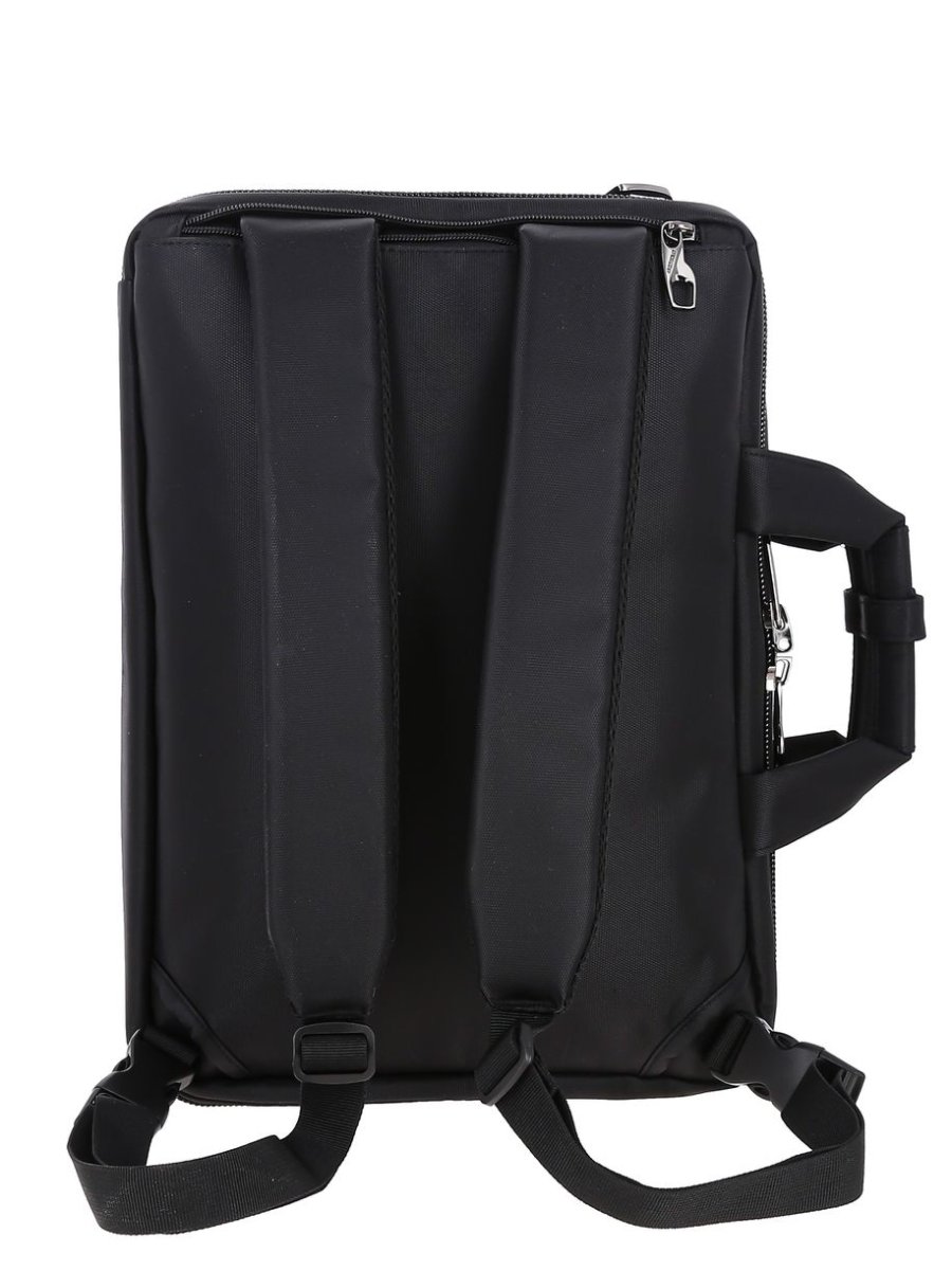 2408 (BLACK) Портфель-рюкзак ARISTOCRAT (черный/41*30*12/полиэстер/L/1,02 кг/15 литров)