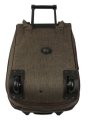 М-7318 Сумка на колёсах катионик коричневый (Коричневый/47*29*22/полиэстер/NTL Continent)