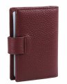 42003-135 Maroon Визитница (Malgrado) (бордовый/7,5*11*1,5/натуральная кожа/Malgrado)