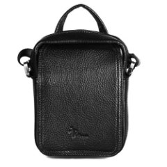 102-815-1 Сумка мужская кожа (Пеллекон) (черный/14*18*5/натуральная кожа/PELLECON)