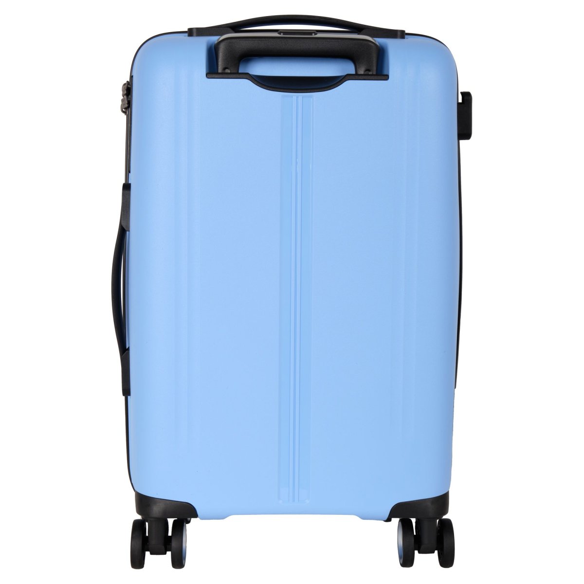 РР829 (3-ой) Blue (20) пластик PP (полипропилен)  чемодан малый (голубой/33*55*23/полипропилен/S/3,0 кг/36 литров/Polar)