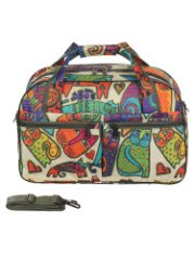 М-505 Саквояж дизайн кошки бежевый (бежевый/47*28*20/полиэстер/NTL Continent)