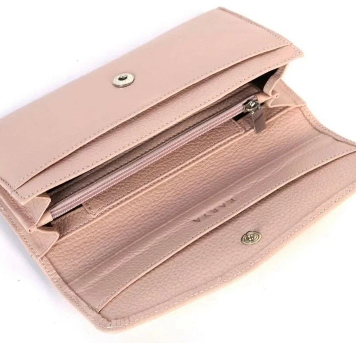 1180-027 Портмоне женское натуральная кожа KARYA (Розовый/19*9,5*2/натуральная кожа)