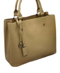 106К Сумка женская натуральная кожа (cream) (Бежевый/30*26*13/натуральная кожа/Redmond)