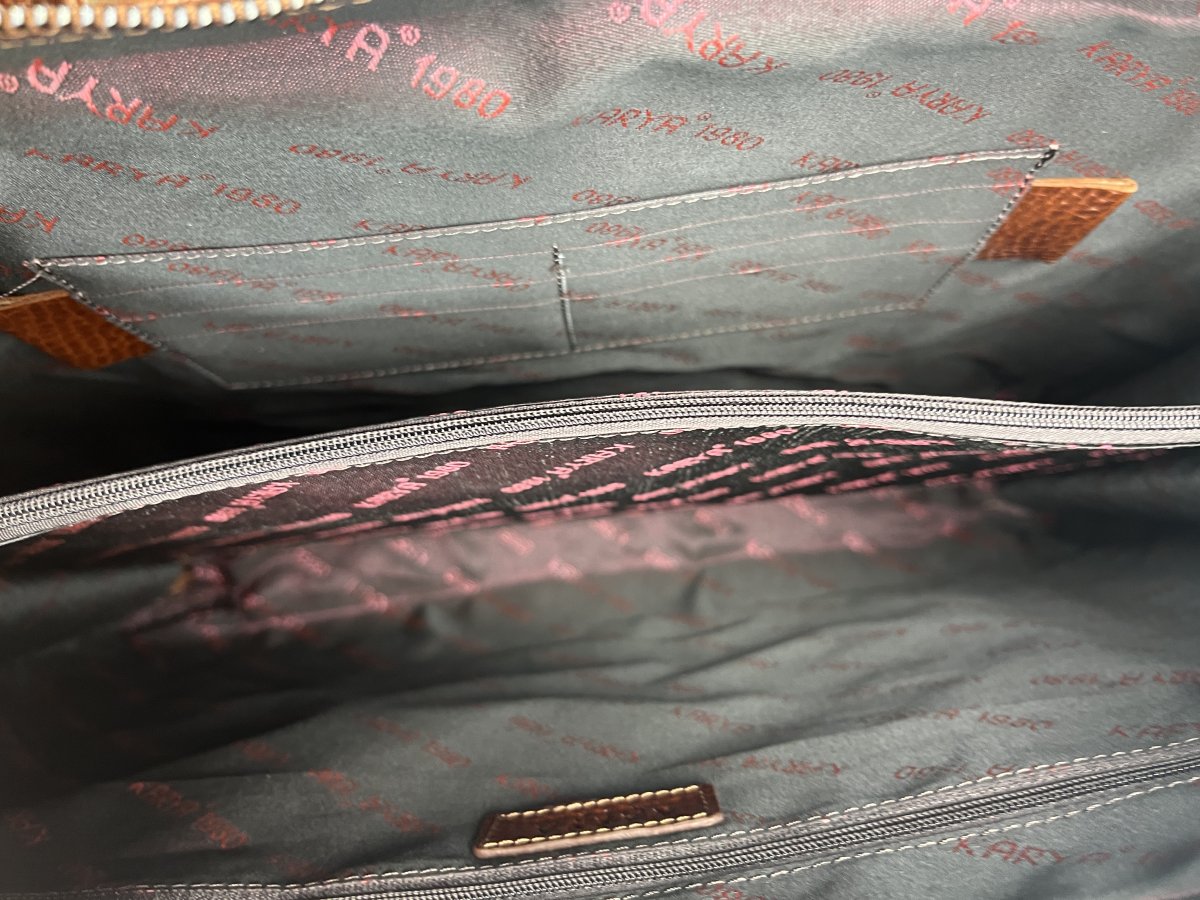 0829-07 Сумка мужская KARYA (Рыжий/40*30*7/натуральная кожа)