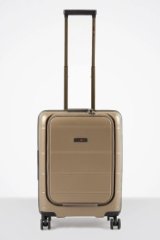 32L-004-520 Чемодан 4-х колесный (шампань/40*55*20/полипропилен/S/3,0 кг/43 литра/Eberhart)