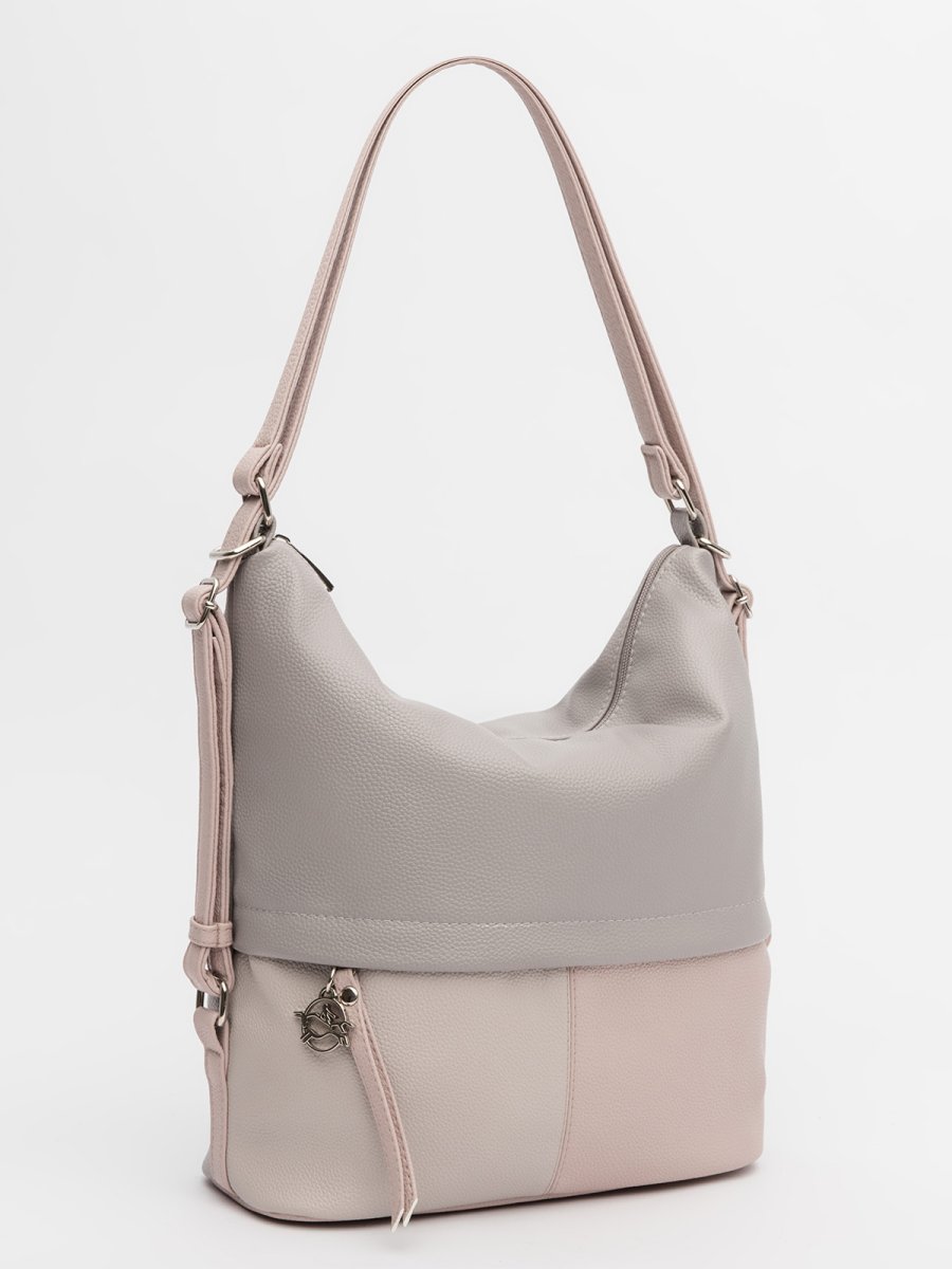 1494 92 54/93 42 Сумка-рюкзак женская (светло-серый/28*30*13/экокожа/S.Lavia)