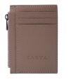 0042-50 Картхолдер натуральная кожа KARYA (Бежевый/12*8*0,5/натуральная кожа/KARYA)