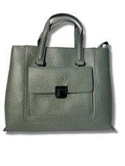 79866К Сумка женская натуральная кожа (зеленый) (Зелёный/33*26*11/натуральная кожа/Redmond)