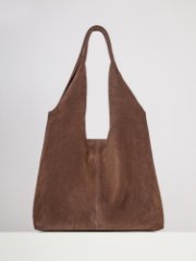 2903LNC Сумка женская замша (Тауп) (бежевый тёмный/31*32*11/натуральная замша/кожа/Richet)