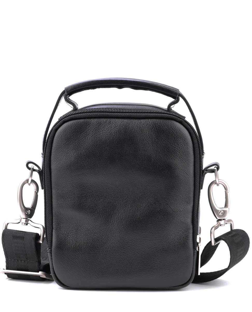 52147 Сумка BENJAMIN BLACK кожа черный (Черный/14*17*8/натуральная кожа/R.Blake)