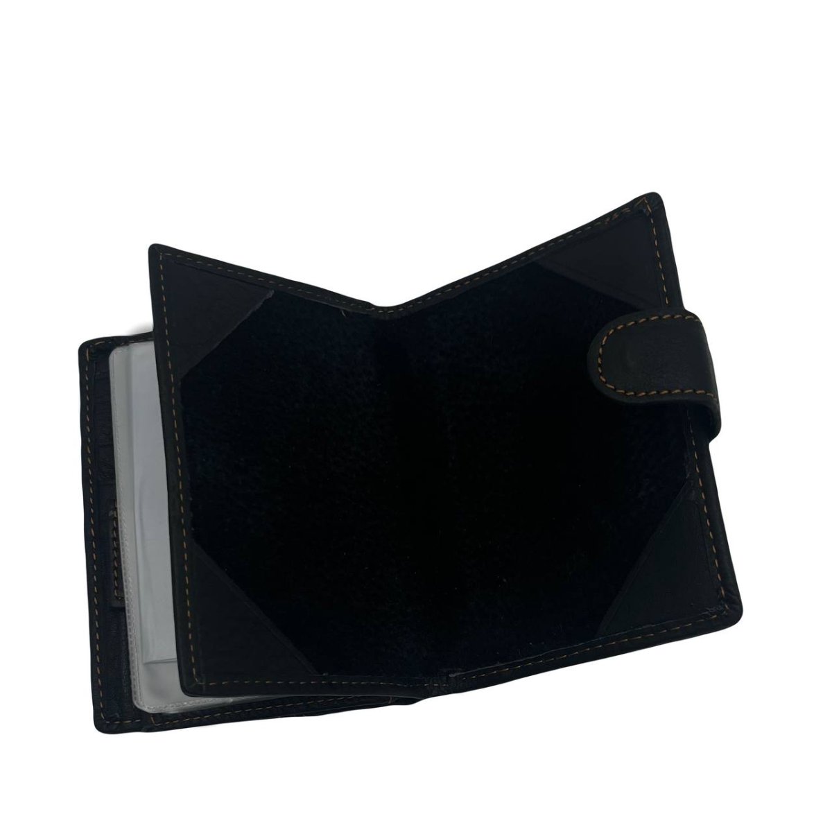 302-6 Портмоне натуральная кожа волк (black) (черный/14*10*2/натуральная кожа/Hogerland)