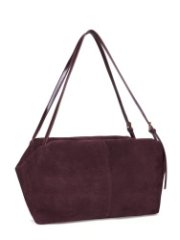 HL 13-353115 Сумка женская замша/экокожа (бордовый) (бордовый/34*20*14/натуральная замша/экокожа/Hogerland)