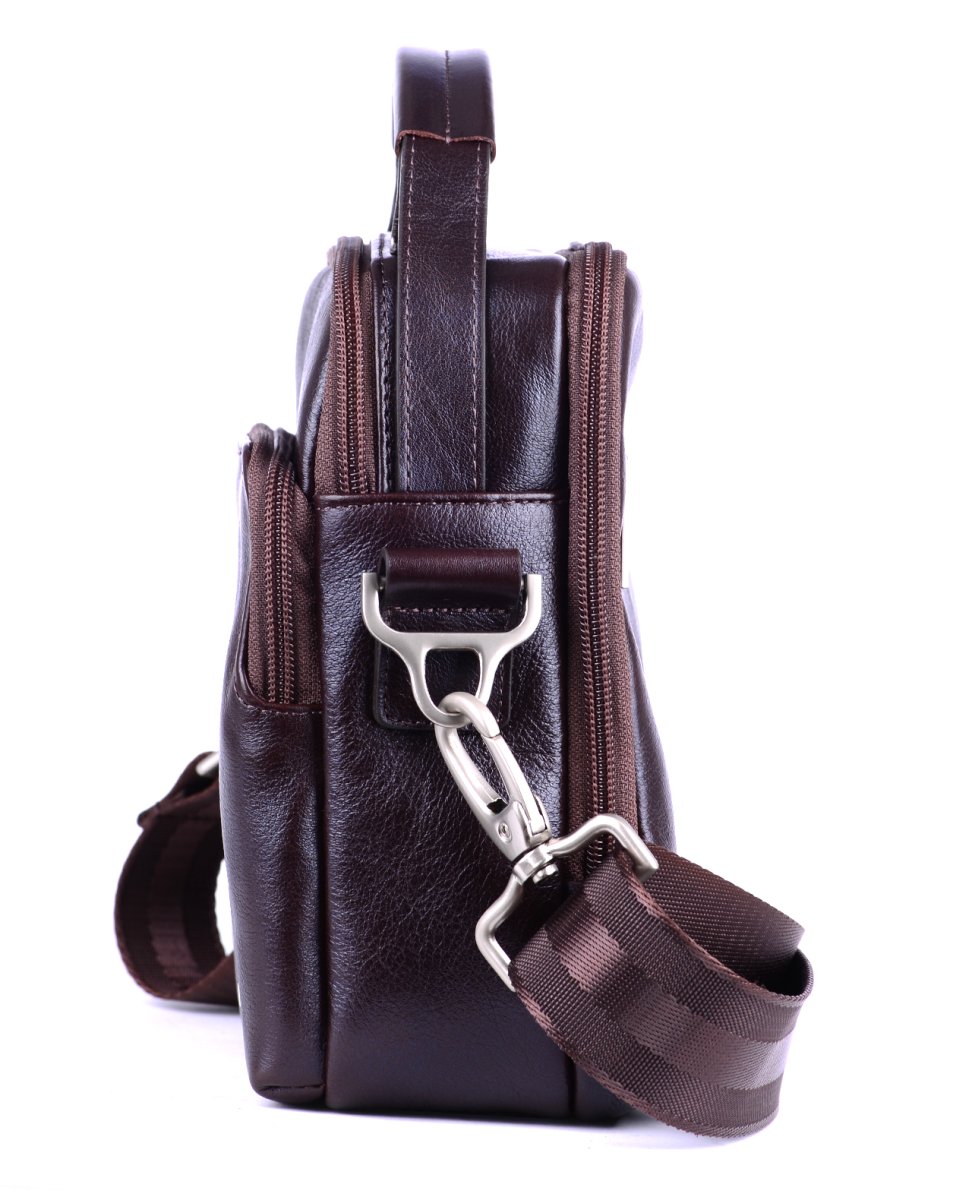 55551 Сумка FELIX MINI TORONTO кожа шоколад (Коричневый/15*19*5/натуральная кожа/R.Blake)