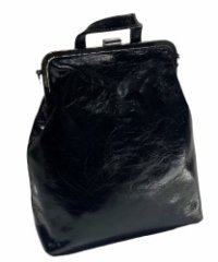 8589G Рюкзак женский натуральная кожа (black) (Черный/27*30*10/натуральная кожа/Redmond)