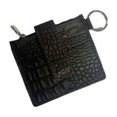 КХ-5 Картхолдер (Крокодил, кс, темно-коричневый) (коричневый)