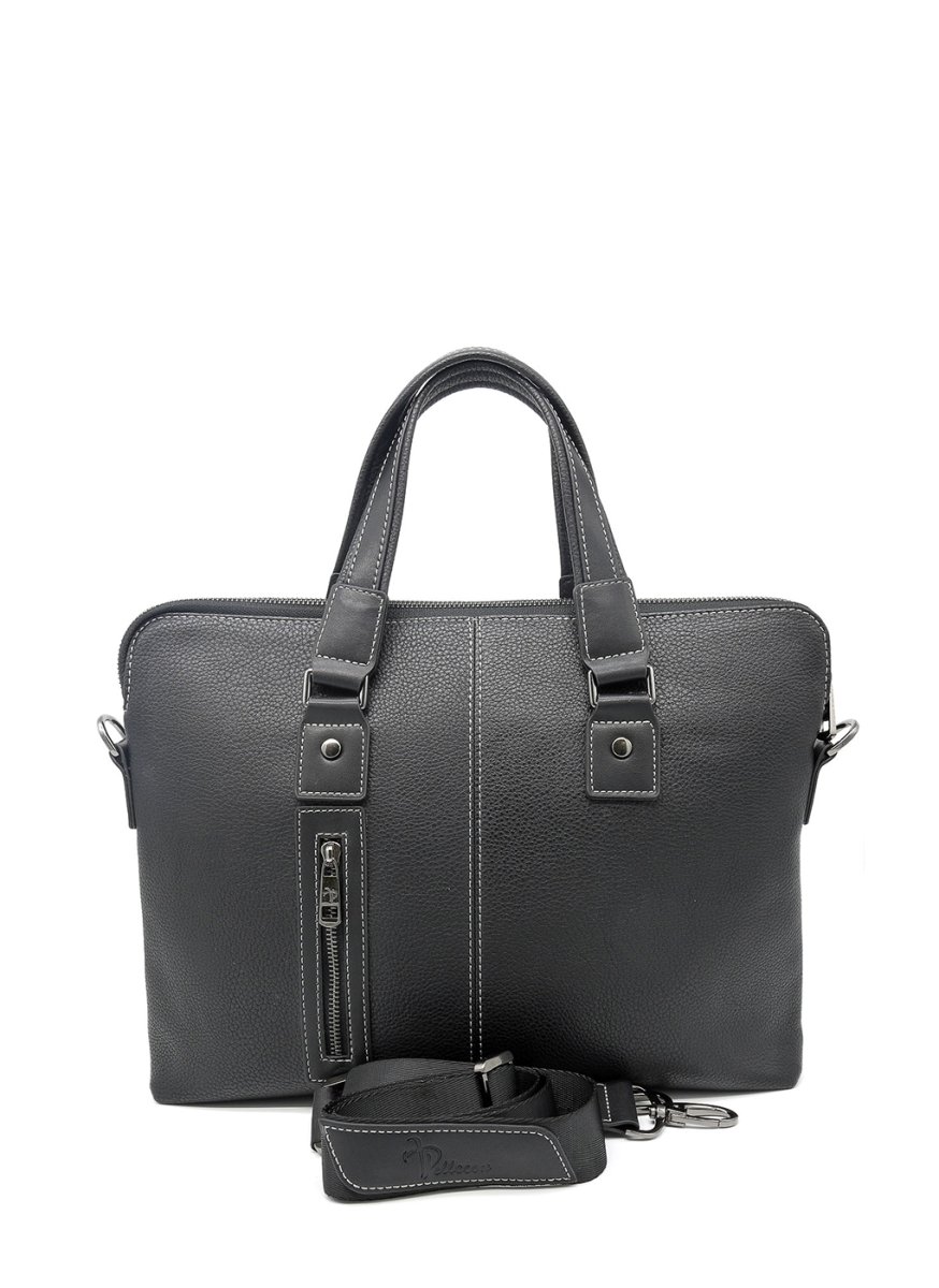 812-21917-1 Портфель мужской экокожа (Пеллекон) (черный/39,5*29*7/экокожа/PELLECON)