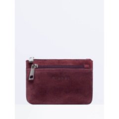 Ri-169KWC Кошелек женский Бордовый замша (бордовый/13*8*1,5/натуральная замша/Richet)