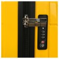 EN8520-28-7 Чемодан 4-х колесный 100% полипропилен FABRETTI  (Жёлтый/53*80*30/полипропилен/L)