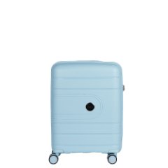 EN9520-20-9 Чемодан 4-х колесный 100% полипропилен  FABRETTI (Голубой/39*54*21/полипропилен/S/FABRETTI)