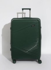 49M-019-424 Чемодан 4-х колесный (Зелёный/полипропилен/M/Eberhart)