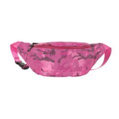 П0141-17 (Pink) сумка поясная молодежная текстиль (Розовый/22*11*8/полиэстер/Polar)