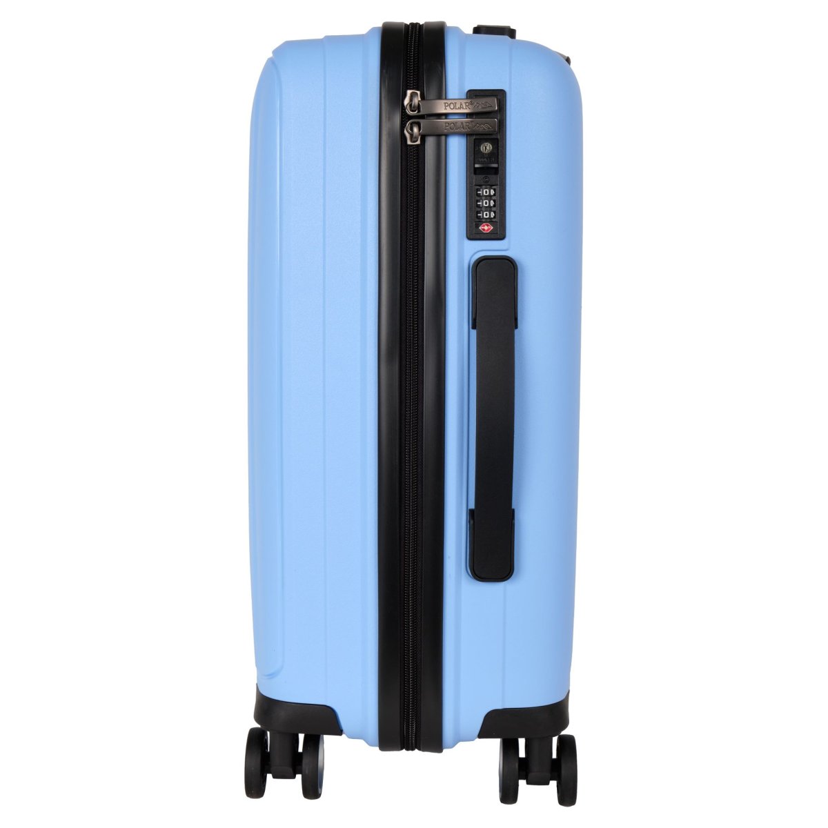 РР829 (3-ой) Blue (20) пластик PP (полипропилен)  чемодан малый (голубой/33*55*23/полипропилен/S/3,0 кг/36 литров/Polar)