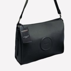 8423К Сумка женская натуральная кожа (черный) (Черный/31*24*12/натуральная кожа/Redmond)