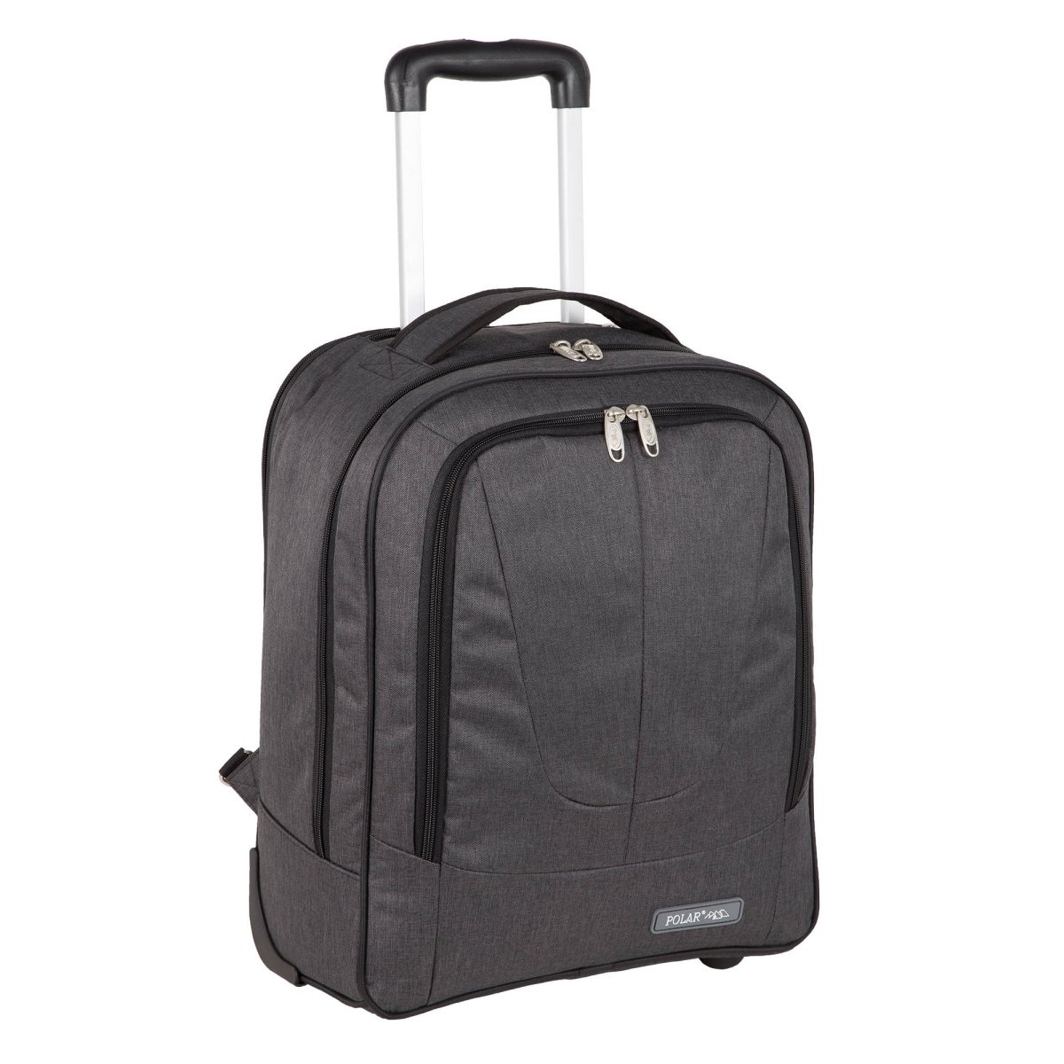 П7110 (серый) Рюкзак с телегой на колесах (Серый/полиэстер/Polar)