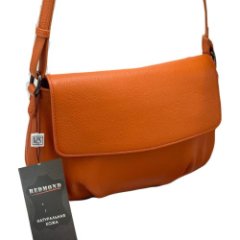 423К Сумка женская натуральная кожа (orange) (Оранжевый/23*16*7/натуральная кожа/Redmond)