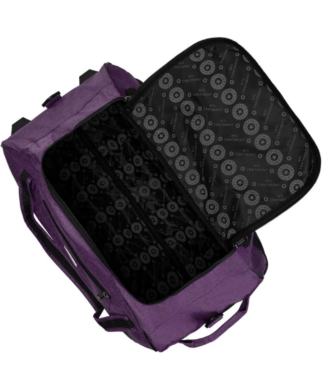 М-198-1 Сумка на колесах катионик фиолетовый (фиолетовый/54*32*32/катионик/NTL Continent)