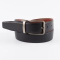 MLJJ3575-01/10-G Ремень мужской Jonas Hanway (черный/рыжий) (чёрный/рыжий/110-130 см/натуральная кожа/Jonas Hanway)