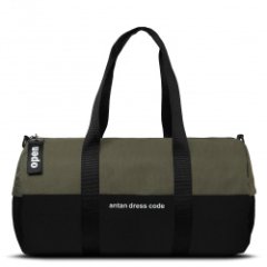 2-316 Сумка дорожная (ПЭ/хаки-черный) (Хаки/чёрный/50*30*30/полиэстер/ANTAN)