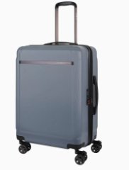 08C-016-424 Чемодан 4-х колесный (Синий графит/47*67*26/31/поликарбонат/M/3,5 кг)