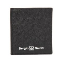 120208 (black Caprice) Портмоне Sergio Belotti (черный/10*12*3/натуральная кожа/Sergio Belotti)