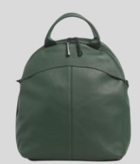 847К Сумка-рюкзак женская натуральная кожа green (Зелёный/натуральная кожа/Redmond)