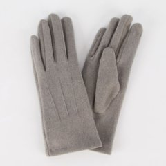 142322L-13520-08 Перчатки женские Russian Look, серый (Серый/95% полиэстер, 5% эластан/Russian Look)