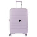EN9520-24-10 Чемодан 4-х колесный 100% полипропилен FABRETTI (Сиреневый/45*66*26/полипропилен/M/FABRETTI)