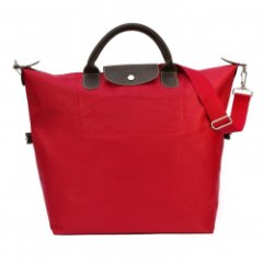 2-313 Сумка дорожная сатин/красный (Ручная кладь ПОБЕДА) (Красный/30*36*27/текстиль/ANTAN)