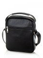 50 Сумка мужская нат кожа (черный/19*25*5/натуральная кожа/Redmond)