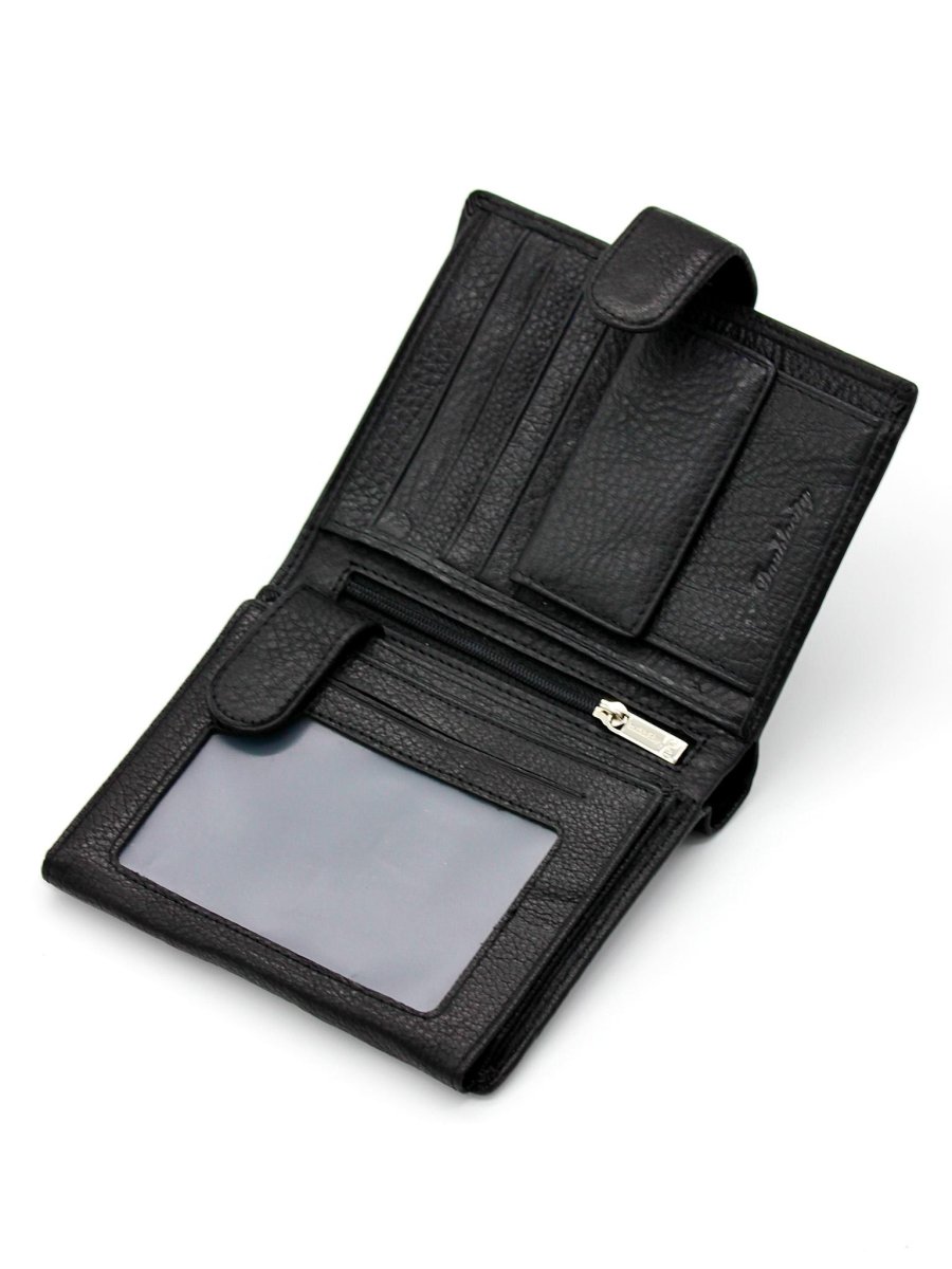 130-DC30-07A Портмоне + автодокументы (Черный/10,5*14*2/натуральная кожа)